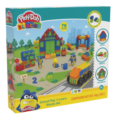 Play-Doh Blocks School Play 'n' Learn Blocks Set