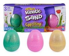 Kinetic Sand Egg-citing 3 Pack