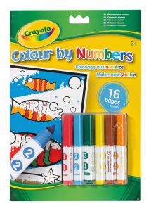 Colour By Numbers With Markers