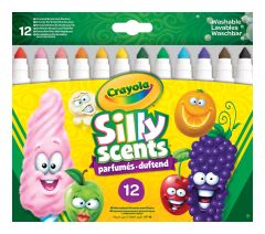 12ct. Silly Scents Broadline Sweet Markers