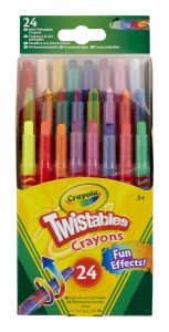 24 Mini Twistable Special Effects Crayons