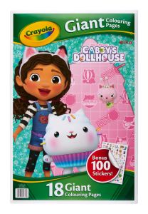 Crayola Gabby's Dollhouse Giant Colouring Pages