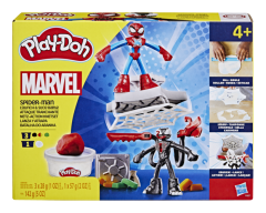 Play-Doh Spiderman Launch and Slice Battle