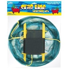 Crab Drop Net with Metal Rings and Handle