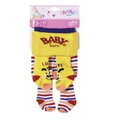 * Baby Born Tights, 2 Assorted 43cm
