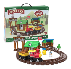Lincoln Logs - Sawmill Express Train 101 pc