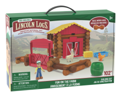 Lincoln Logs Fun on the Farm 102 Piece Building Set