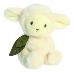 Ebba Eco Laurin Lamb Rattle Soft Toy 6"