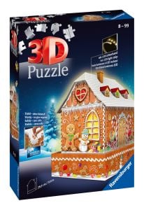 * Gingerbread House 3D Puzzle, 216pc