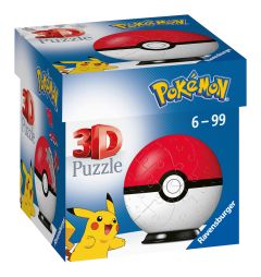 Pokemon Pokeball 3D Puzzle, 54pc