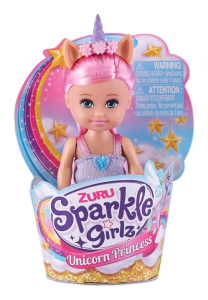 Sparkle Girlz 4.7" Unicorn Princess Cupcake Assortment