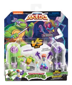 * Akedo TMNT S1 Versus Pk - Donatello vs Baxter S