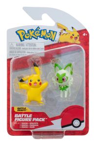 *Pokemon Battle Figure Gen IX (Sprigatito&Pikachu)