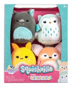 Squishville 2" Up All Night Squad 4 Pack
