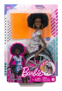 * Barbie Wheelchair Doll Black Hair