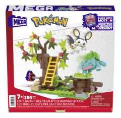 Mega Bloks Pokemon - Emolga and  Bulbasaur Ch Woods