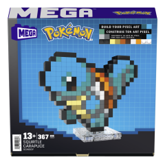 Mega Bloks - Pokemon Squirtle Pixel Art