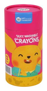 Silky Washable Crayon - Baby Roo 12 Colours