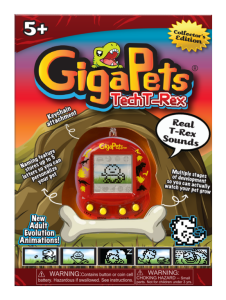 GigaPets T- Rex Dinosaur Virtual Animal Pet Toy