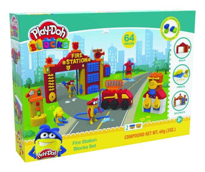 Play doh fire station on sale