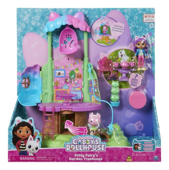 Gabby s Dollhouse Kitty Fairy s Garden Treehouse Playset