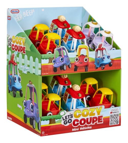 Little Tikes Let s Go Cozy Coupe Mini Vehicle Assortment in PDQ