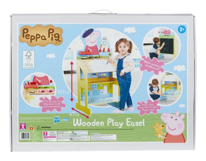 Peppa Pig Play Draw Wooden Easel
