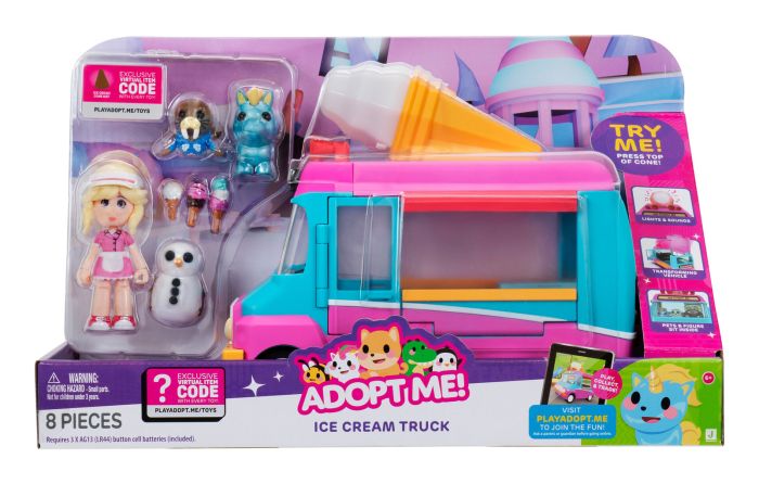 Adopt Me Ice Cream Truck Feature Vehicle