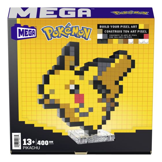 Mega Bloks Pokemon Pikachu Pixel Art