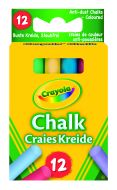 12 Anti Dust Coloured Chalk - refresh