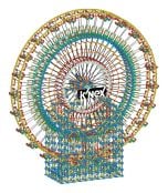 14- K'nex 6FT Ferris Wheel