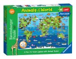 Animals of the World Giant Floor Puzzle, 60pc