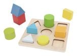* Wooden Color and Shape Sorter