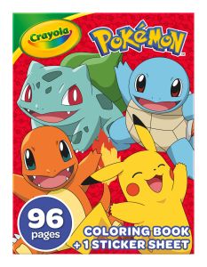 Pokemon 96 Page Colouring Book