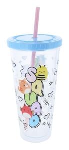 Squishmallows Beaker & Straw