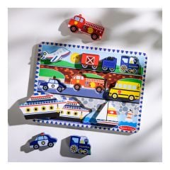 Melissa & Doug - Vehicle Chunky Puzzle
