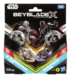 Beyblade X & Star Wars Collab: The Mandalorian 3-60F vs. Moff Gideon 3-80N