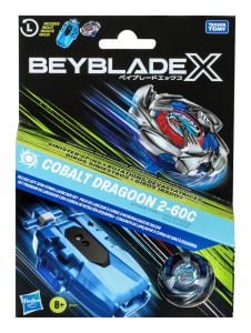 Beyblade X Cobalt Dragoon 2-60C Launcher Set