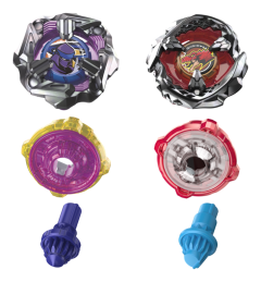Beyblade X Beat Tyranno 4-70Q & Knife Shinobi 4-80HN Dual Pack Set