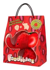 Foodibles S1 Lrg Plushies Strawberry Elephant