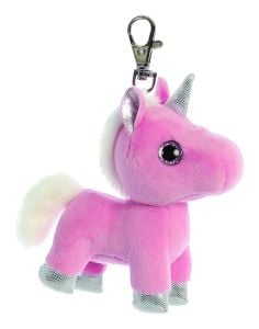 Sparkle Tales Blossom Unicorn Pink  Keyclip