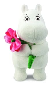 Moomin Standing with Pink Flower 6.5in