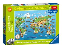 Endangered Animals Giant Floor Puzzle, 60pc