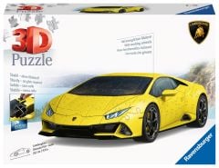 Lamborghini Huracan Yellow 3D Puzzle, 108pc