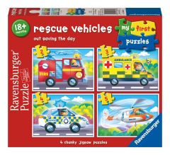 Rescue Vehicles, My First Puzzles (2,3,4,5pc)