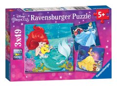 * Disney Princess Princess Adventure, 3x 49pc