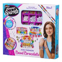Shimmer N Sparkle ABC Fashion Beads Bracelets