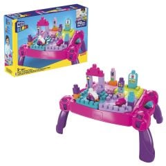 Mega Bloks Build N Learn Table Pink