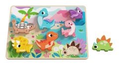 Wooden Dinosaur Chunky Puzzle (EXP)