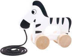 Wooden Pull Along Zebra